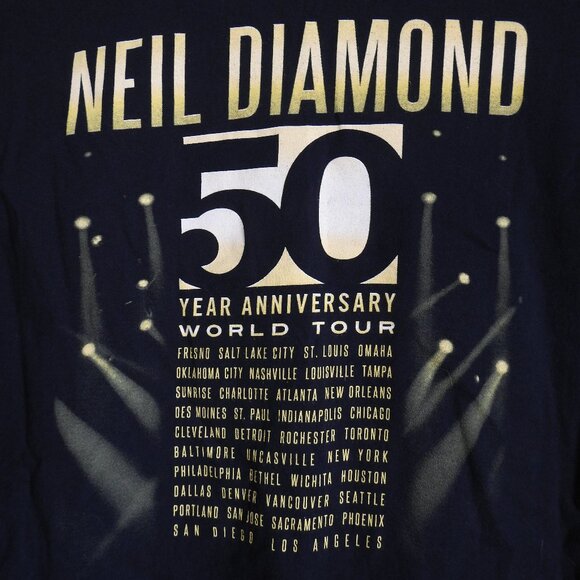 Neil Diamond 50th Anniversary So Good So Good Tour Shirt Mens Large - Picture 5 of 5